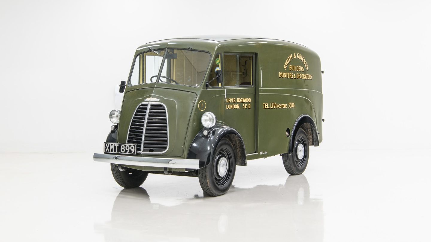 Hier ein originaler Lieferwagen.