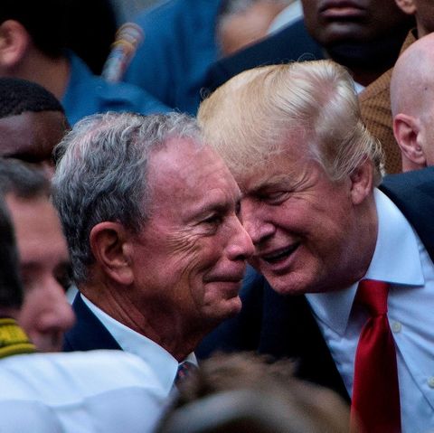 Michael Bloomberg und Donald Trump