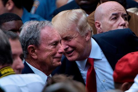 Michael Bloomberg und Donald Trump