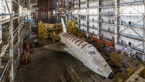 Das sowjetische Buran-Raumfahrtprogramm wollte mit der NASA gleichziehen. Doch nach dem Ende der UdSSR fehlte es an Mitteln, das Programm wurde eingestellt.