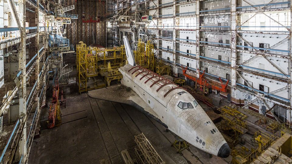 The Soviet Buran space program wanted to catch up with NASA. However, after the end of the USSR, there was a lack of funds, the program was discontinued.