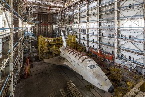 Das sowjetische Buran-Raumfahrtprogramm wollte mit der NASA gleichziehen. Doch nach dem Ende der UdSSR fehlte es an Mitteln, das Programm wurde eingestellt.