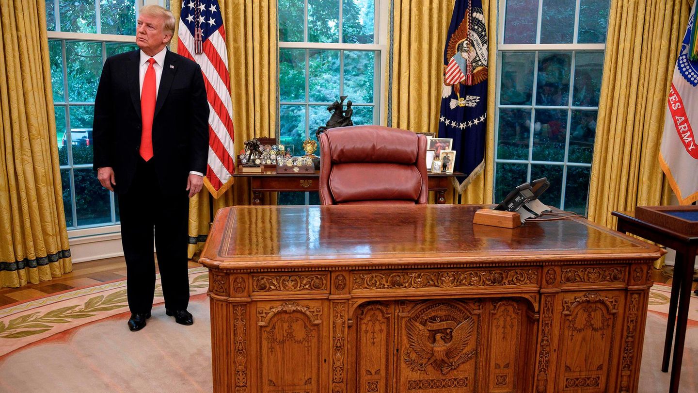Warum Donald Trump Das Oval Office Offenbar Zunehmend Meidet Stern De