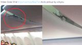 Fetter Skorpion krabbelt über den Köpfen von Passagieren  Bei einem Inlandsflug in Indonesien mussten die Fluggäste von Lion Air mit ansehen, wie ein blinder Passagier aus dem Gepäckfach kriecht: ein Skorpion. Mehr lesen Sie hier.