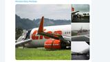 Jet von Lion Air schießt über Landebahn hinaus  Erneut war eine Boeing 737 der indonesischen Billigfluggesellschaft Lion Air in einen schweren Unfall verwickelt. Ein Passagier hatte die Bruchlandung auf dem Supadio Airport von Pontianak in einem dramatischen Video festgehalten. Mehr lesen Sie hier.