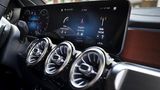 Die Lüftungsdüsen im Mercedes-Benz GLB wirken wie Turbinen