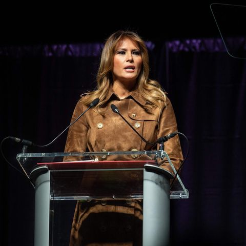 Melania Trump bei einer Rede in Baltimore