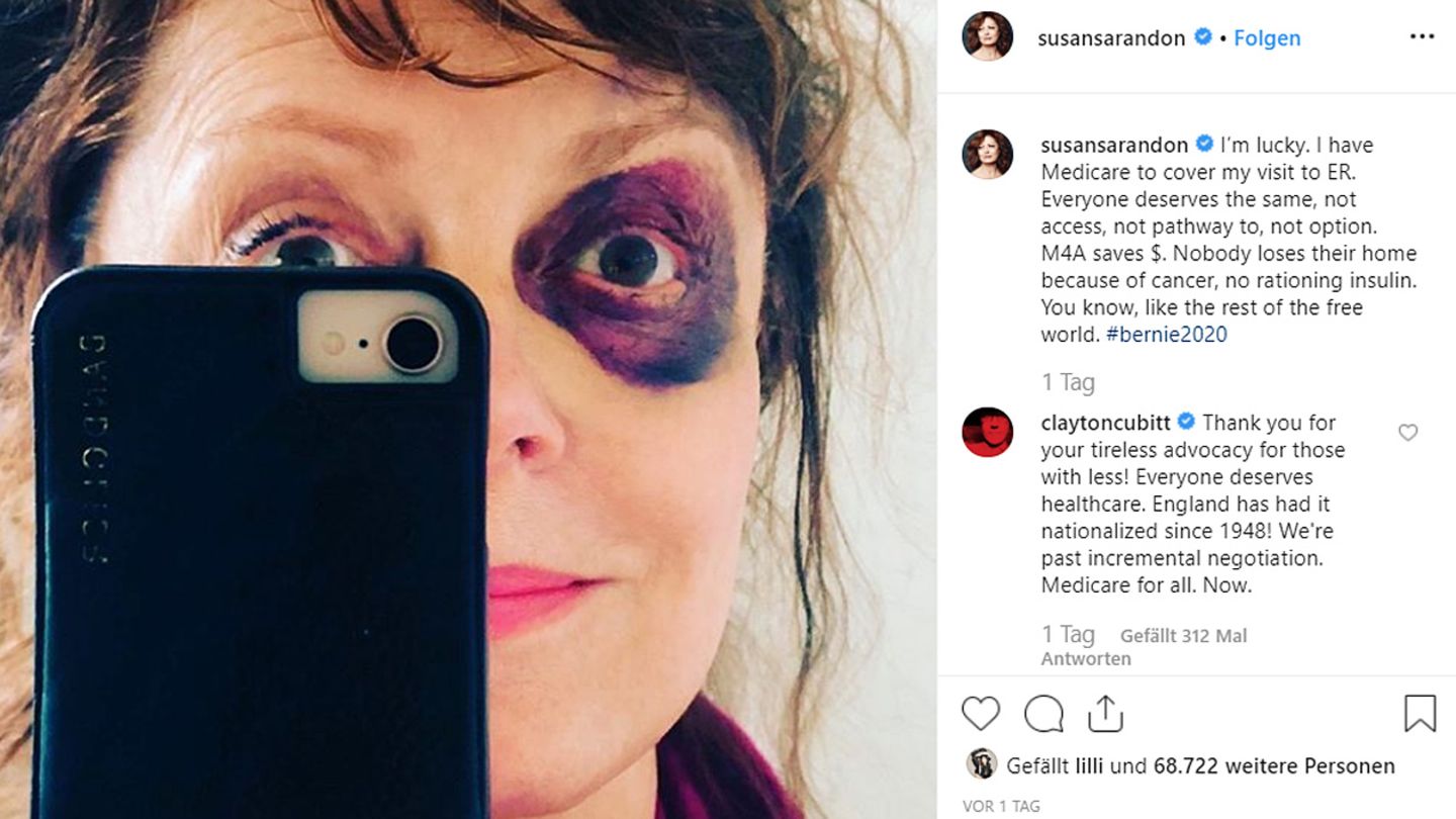 Susan Sarandon auf Instagram