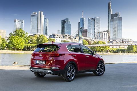 Der Kia Sportage 1.6 CRDi EcoDynamics+ ist fast 1,7 Tonnen schwer