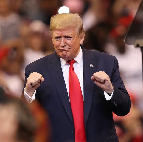 US-Präsident Donald Trump bei einer Wahlkampfveranstaltung