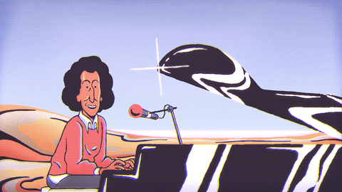Michel Berger im animierten Google Doodle