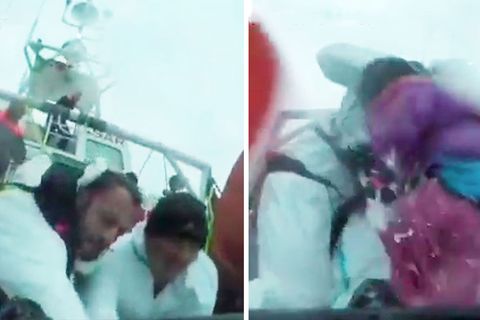 Vor Lampedusa: Italienische Küstenwache rettet 149 Menschen aus eiskaltem Wasser