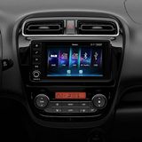 Der sieben Zoll Touchscreen ist die Kommunikationszentrale