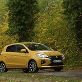 Das Fahrwerk des Space Star ist ausgewogen