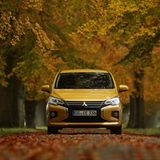 Nach 12,8 Sekunden erreicht der Mitsubishi Space Star 1.2 die 100 km/h Marke