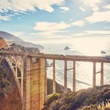 Bixby Creek Bridge über den Highway One