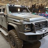 Die gepanzerte G-Klasse ist ein Hingucker