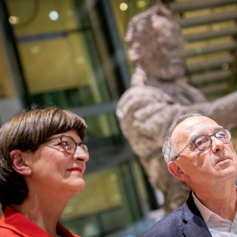 Saskia Esken und Norbert Walter-Borjans