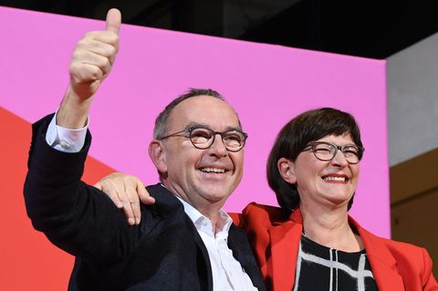 Norbert Walter-Borjans und Saskia Esken