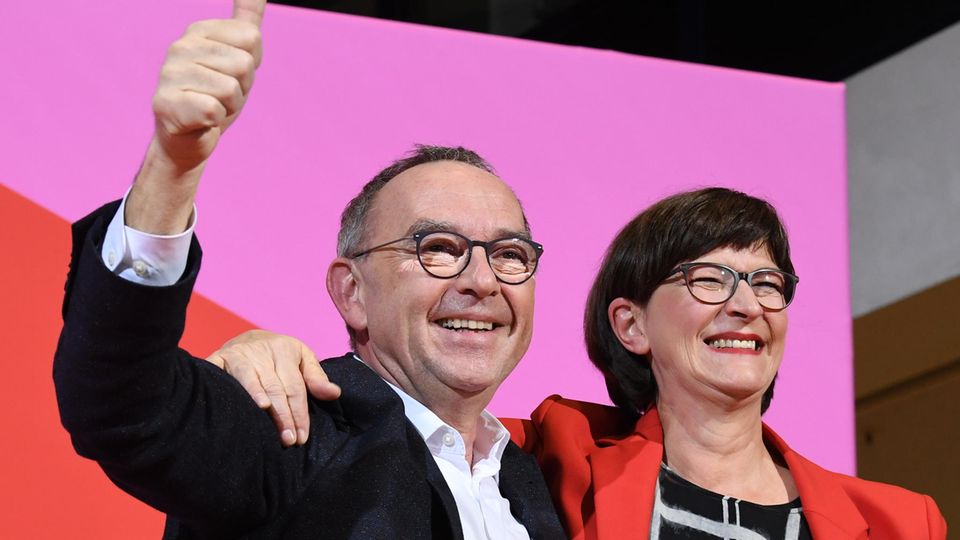 Norbert Walter-Borjans und Saskia Esken