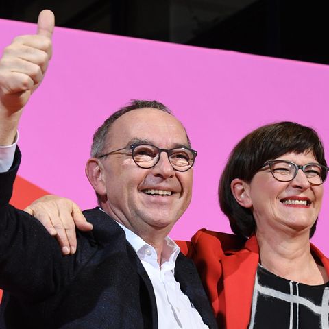 Norbert Walter-Borjans und Saskia Esken