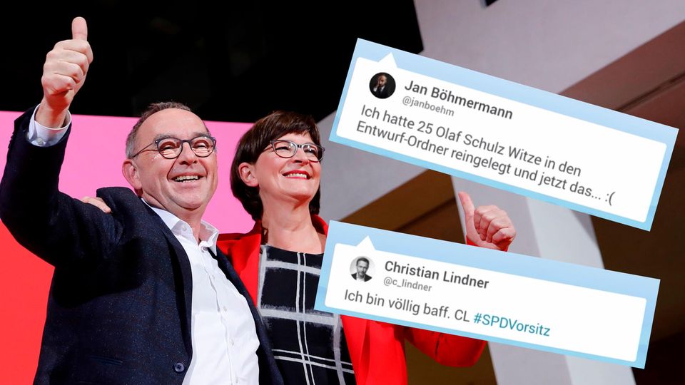 Norbert Walter-Borjans und Saskia Esken sollen das neue Führungsduo der SPD bilden.