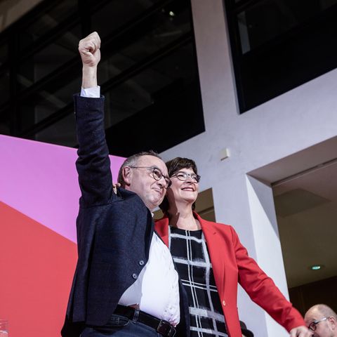 Norbert Walter-Borjans und Saskia Esken sollen das neue SPD-Führungsduo werden
