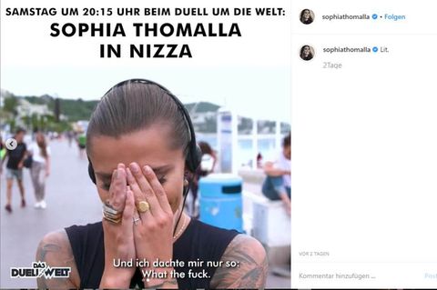 "Duell um die Welt" Sophia Thomalla