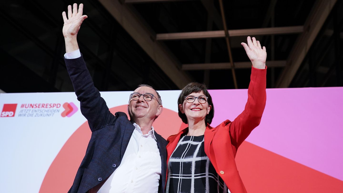 Norbert Walter-Borjans und Saskia Esken