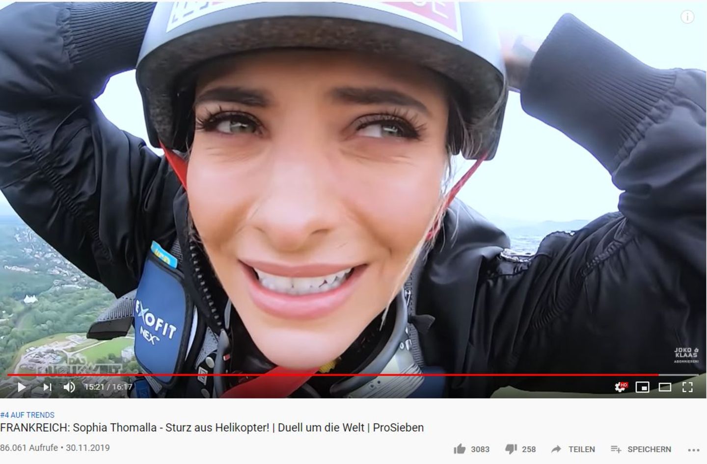 Sophia Thomalla in "Das Duell um die Welt"