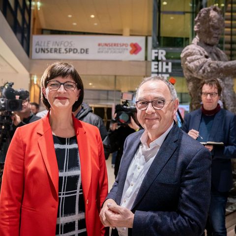 Norbert Walter-Borjans und Saskia Esken