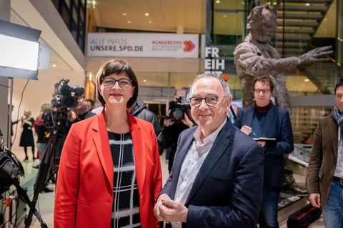Norbert Walter-Borjans und Saskia Esken