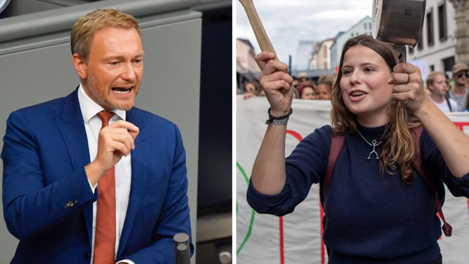 Lindner versus Neubauer: Hitzige Diskussion auf Twitter