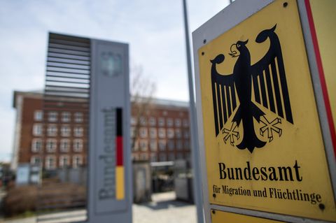 Eine Außenansicht vom Bundesamt für Migration und Flüchtlinge (Bamf)