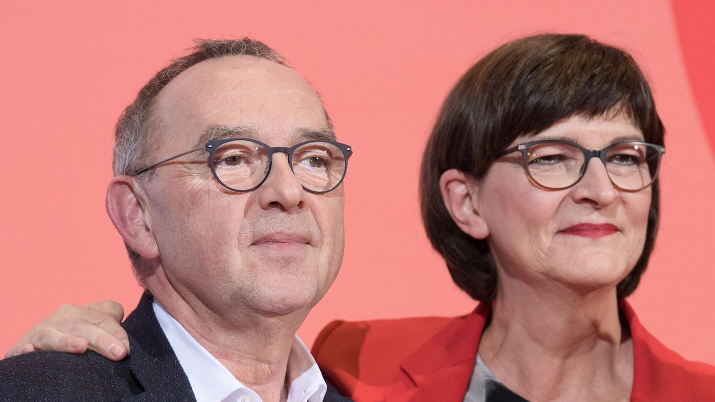 Norbert Walter-Borjans und Saskia Esken