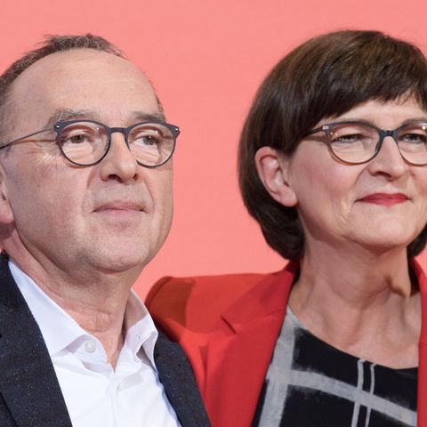 Norbert Walter-Borjans und Saskia Esken
