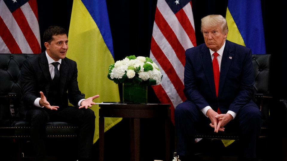 Donald Trump trifft Wolodymyr Selenskyj in New York