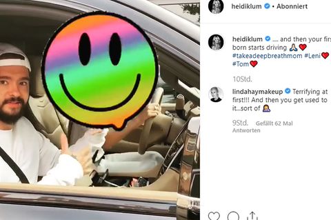 Fahrversuche in der Auffahrt: Tom Kaulitz gibt Heidi Klums Tochter Fahrstunden