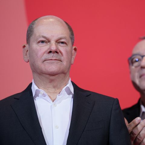 SPD-Politiker Olaf Scholz und Norbert Walter-Borjans