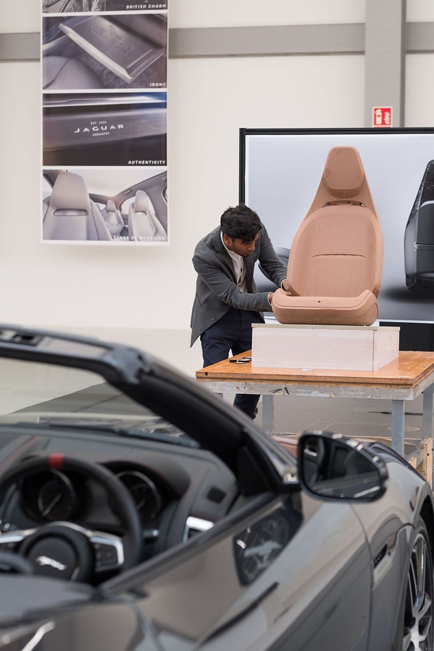 Auch an Sitzen wird in Gaydon gearbeitet