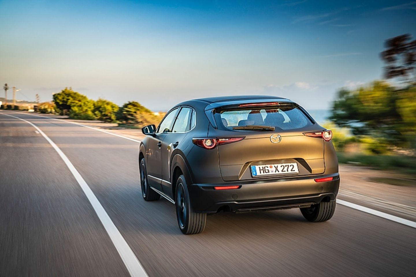 Der CX-30 dient als Versuchsträger für den Mazda MX-30