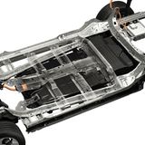 Die Akkus sind im Unterboden des Mazda MX-30 untergebracht und verstärken die Karosseriestruktur