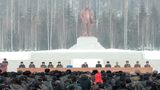Der Diktator Kim Jong Un kam höchstpersönlich zur Eröffnungszeremonie...