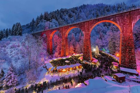 Weihnachtsmarkt in der Ravennaschlucht