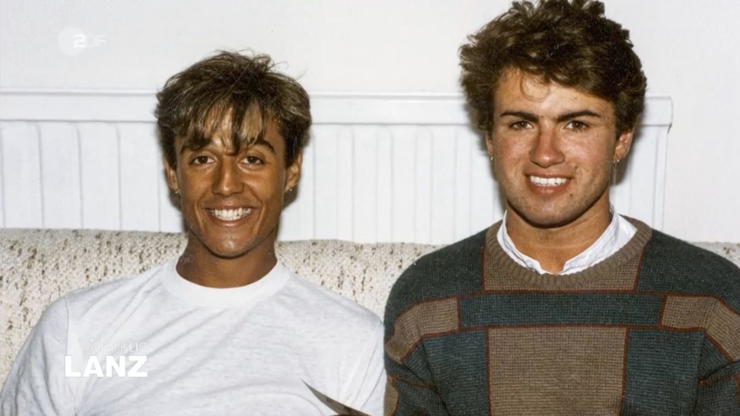 Andrew Ridgeley und Goerge Michael von Wham!