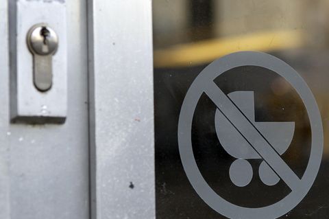 Kinderwagen nicht erwünscht