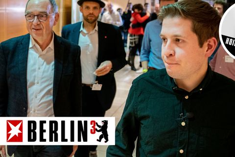 Berlin hoch 3 - Kevin Kuehnert und Norbert Walter-Borjans von der SPD