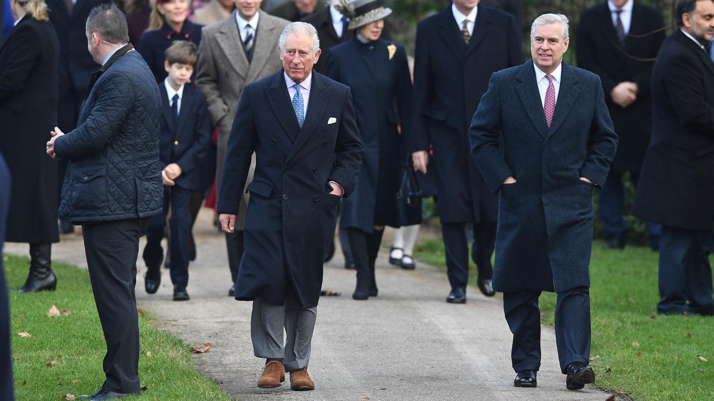 Prinz Charles und Prinz Andrew