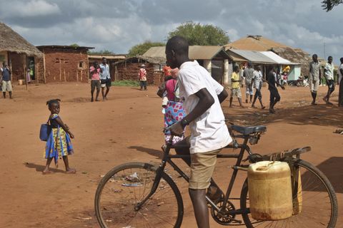 Ein Dorf in Kenia