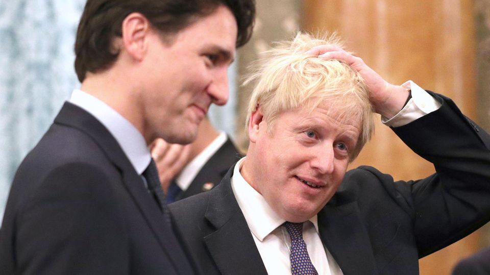 Justin Trudeau und Boris Johnson